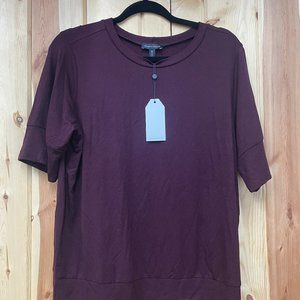 NWT Universal Standard Aimee liquid Jersery Rib Hem Tee Sz.XS / 10/12